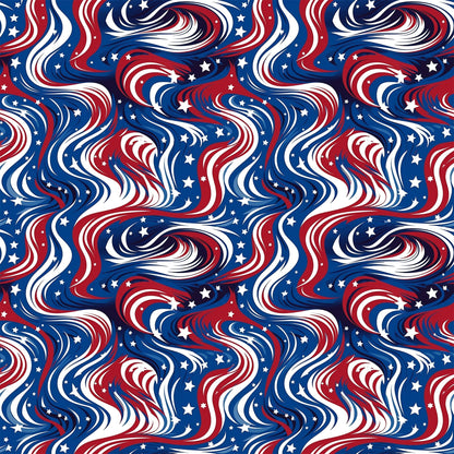 Liberty Waves Pattern 2 Minky Fabric