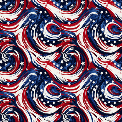Liberty Waves Pattern 3 Minky Fabric