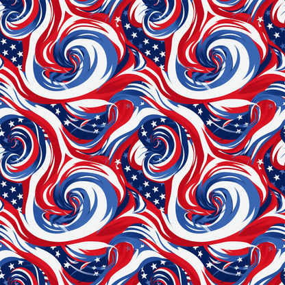 Liberty Waves Pattern 4 Minky Fabric
