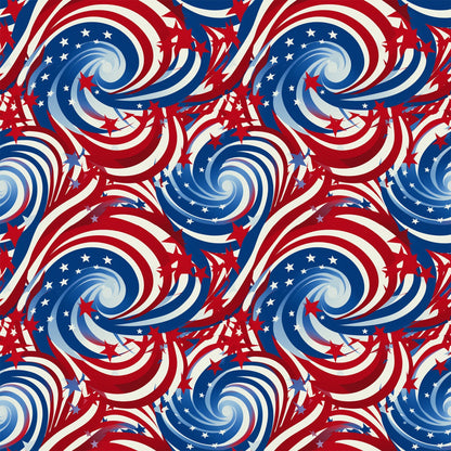 Liberty Waves Pattern 6 Minky Fabric