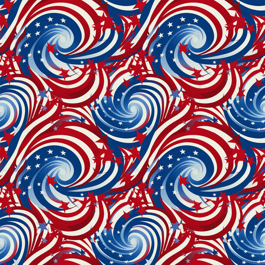 Liberty Waves Pattern 6 Minky Fabric