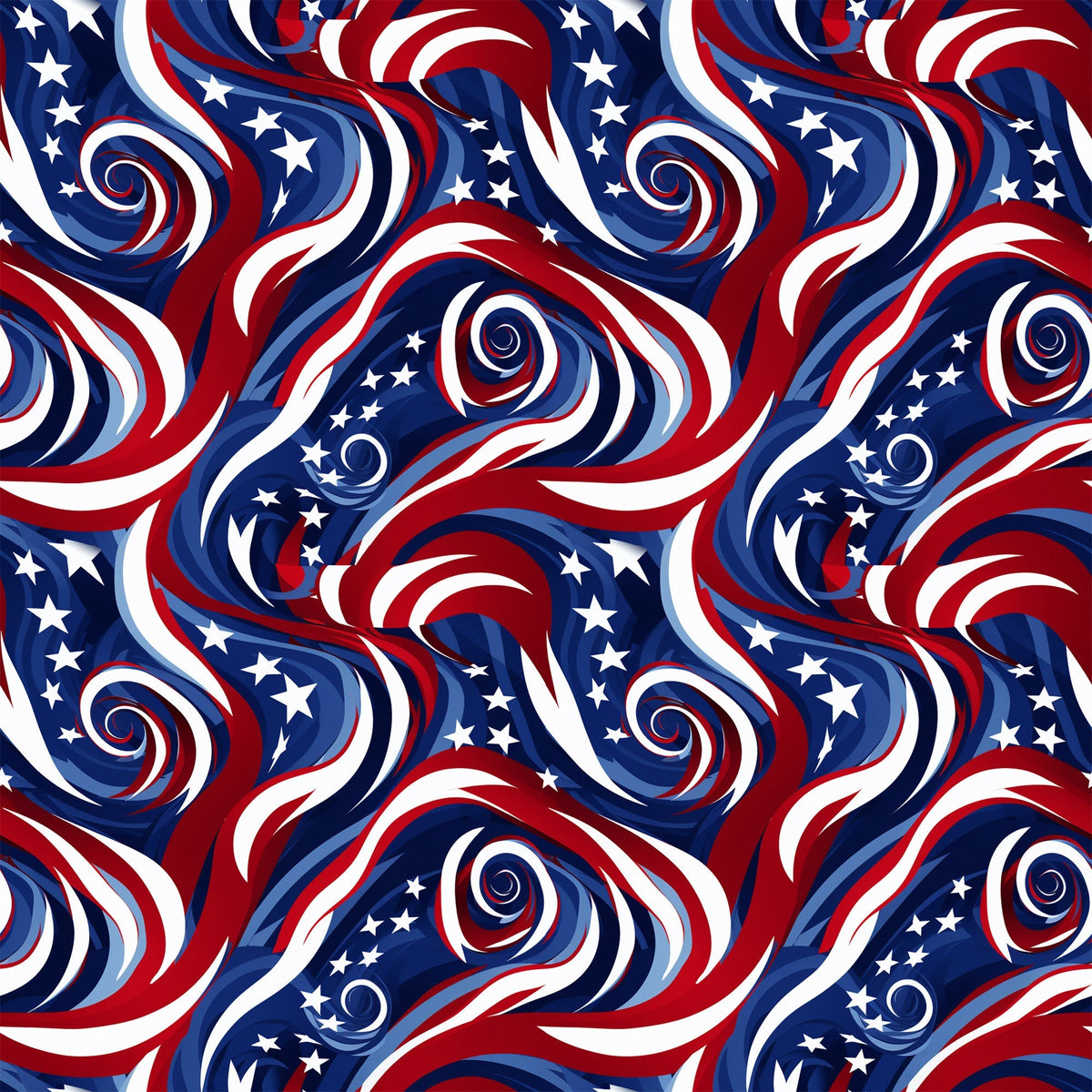 Liberty Waves Pattern 7 Minky Fabric