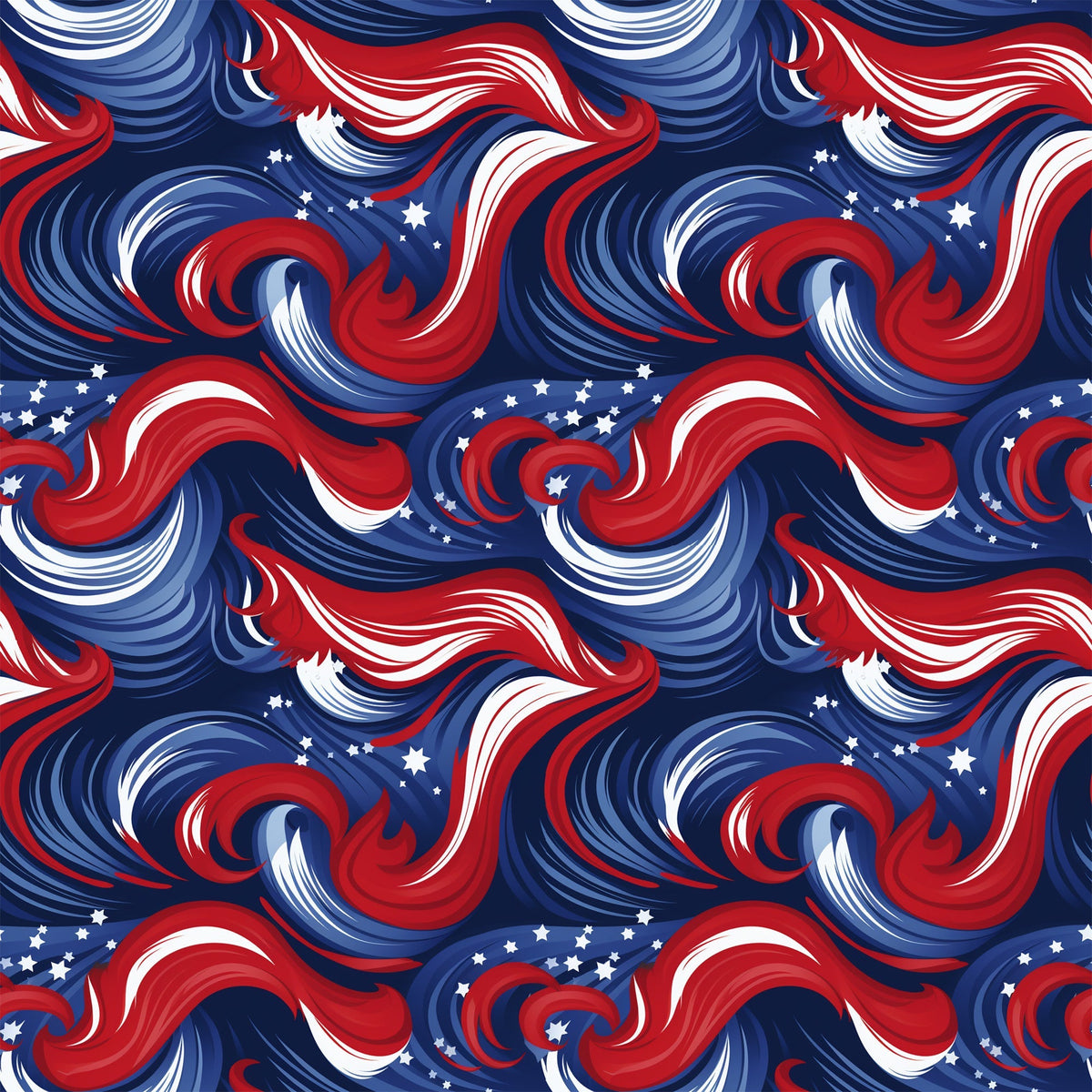 Liberty Waves Pattern 8 Minky Fabric