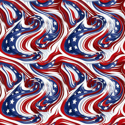Liberty Waves Pattern 9 Minky Fabric