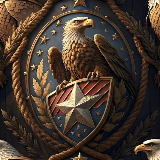 Liberty Eagles Pattern 6 Minky Fabric