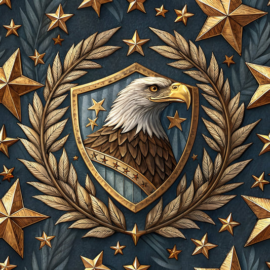Liberty Eagles Pattern 8 Minky Fabric