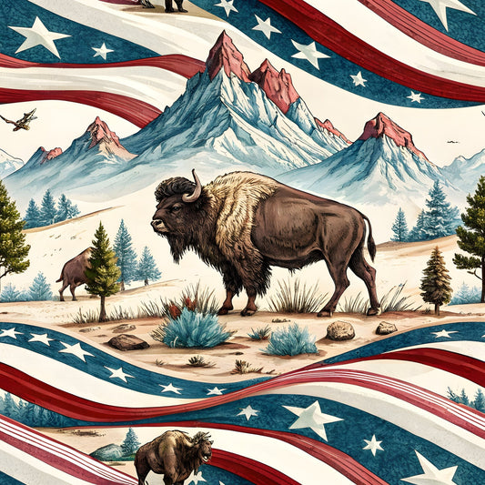 Liberty Menagerie Pattern 3 Minky Fabric