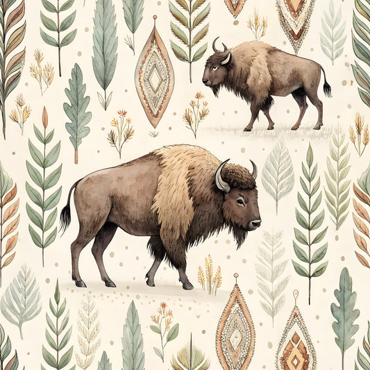 USA Patriotic Wildlife Pattern 9 Quilting Cotton Fabric