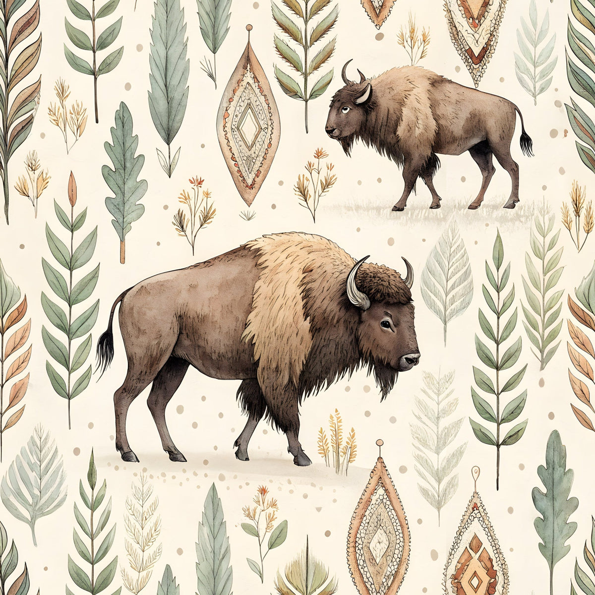 Liberty Menagerie Pattern 9 Minky Fabric