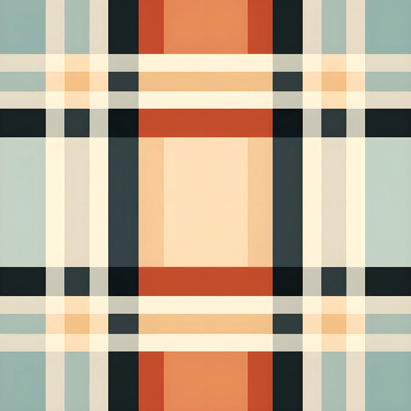 Vibrant Plaid Pattern 4 Quilting Cotton Fabric
