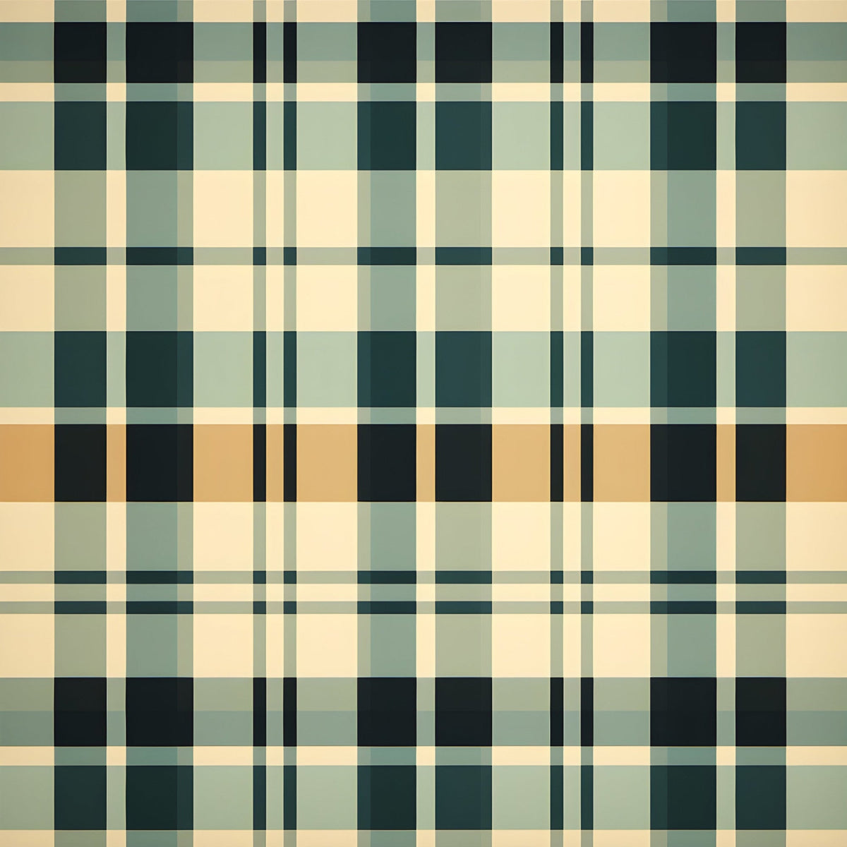 Sunset Tartan Pattern 5 Minky Fabric