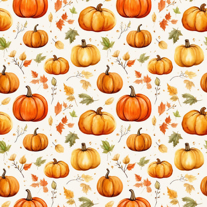 Vintage Autumn Pattern 10 Quilting Cotton Fabric