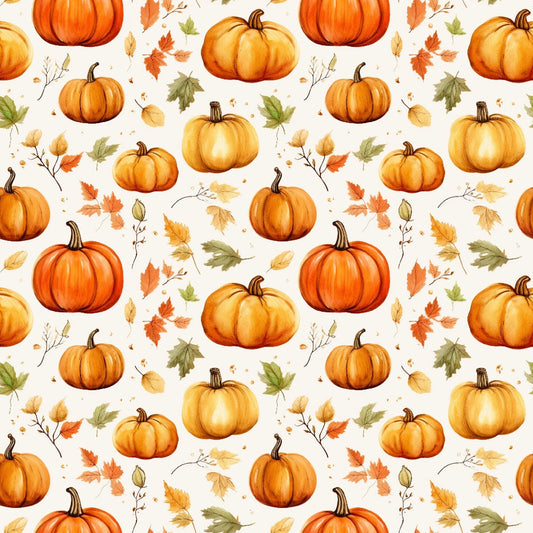 Vintage Autumn Pattern 10 Quilting Cotton Fabric