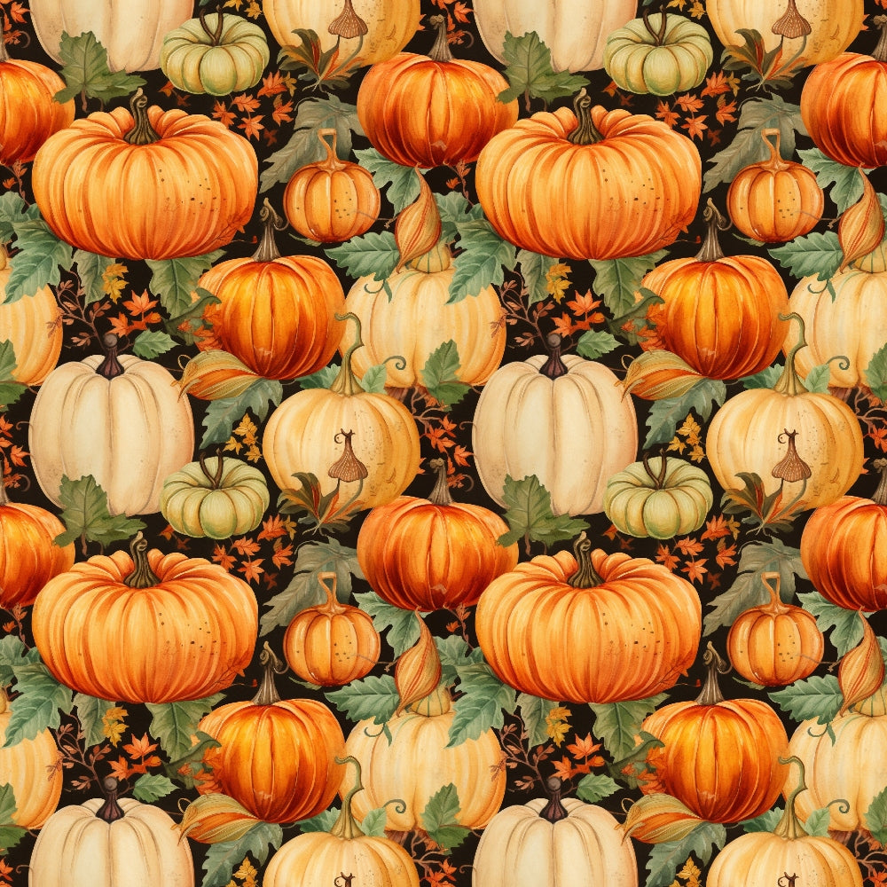 Vintage Autumn Pattern 18 Quilting Cotton Fabric
