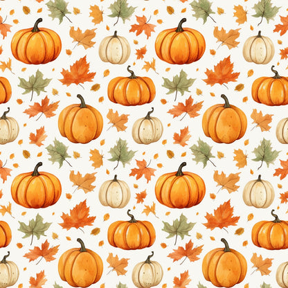 Vintage Autumn Pattern 2 Quilting Cotton Fabric