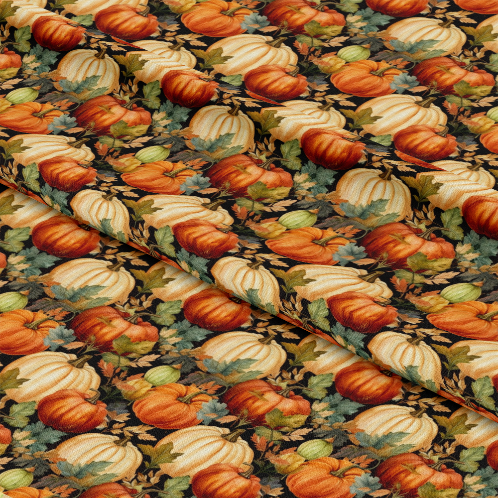 Vintage Autumn Pattern 3 Quilting Cotton Fabric