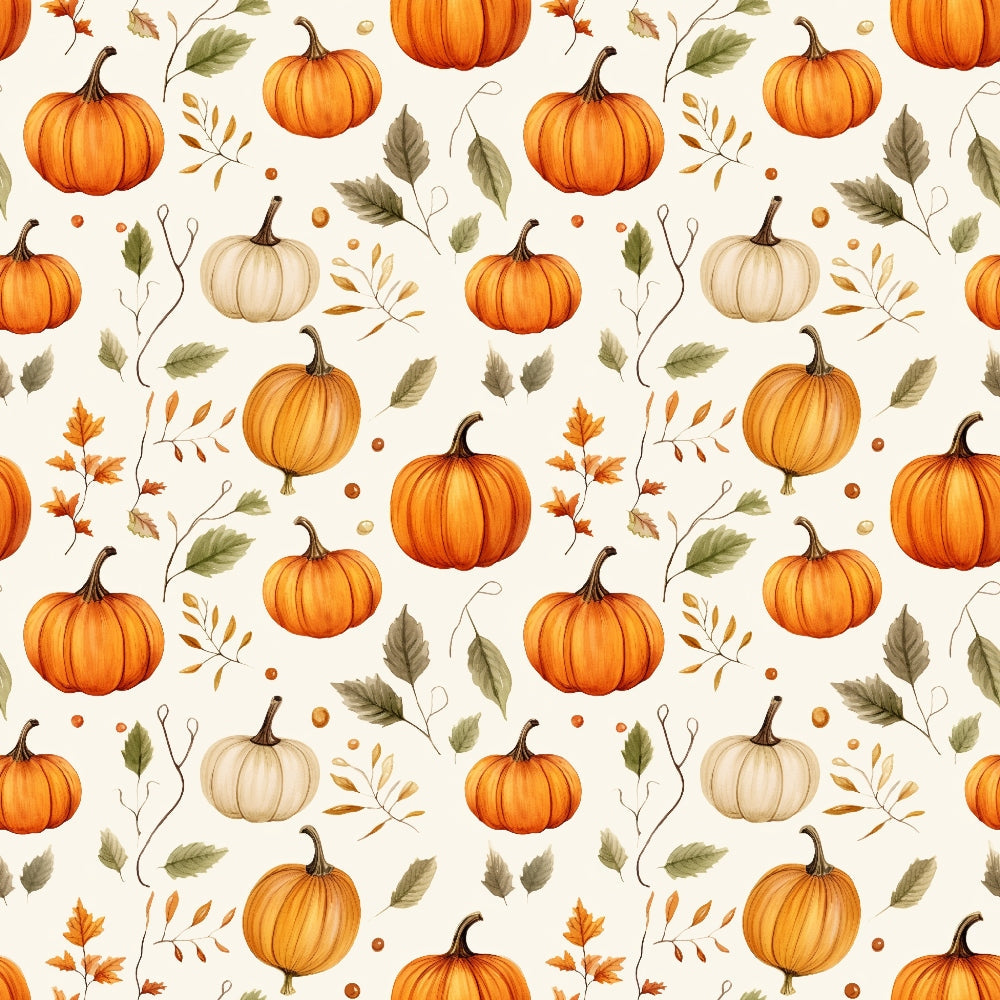 Vintage Autumn Pattern 4 Quilting Cotton Fabric