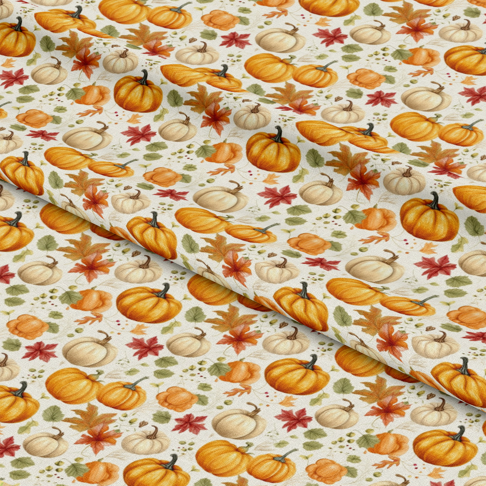 Vintage Autumn Pattern 5 Quilting Cotton Fabric