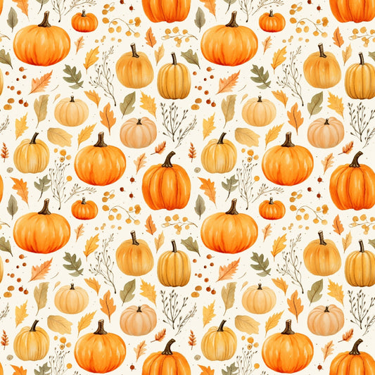 Vintage Autumn Pattern 9 Quilting Cotton Fabric