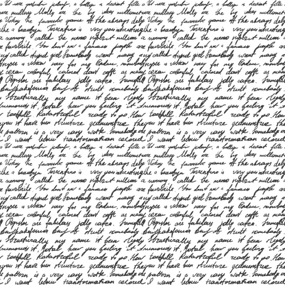 Antique Script Pattern 15 Minky Fabric