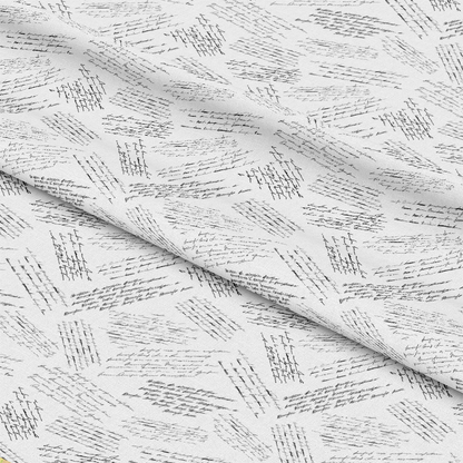 Vintage Handwriting Pattern 5 Quilting Cotton Fabric