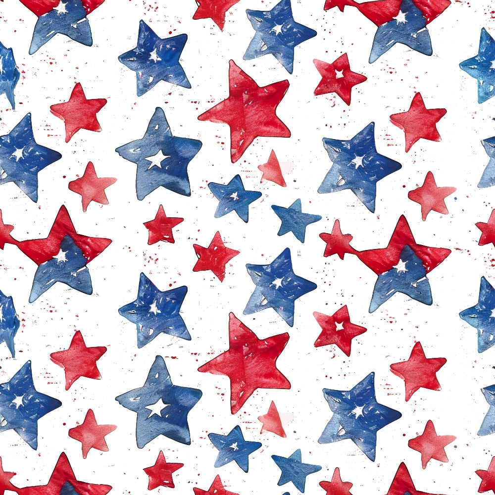 Stars and Stripes Pattern 1 Minky Fabric