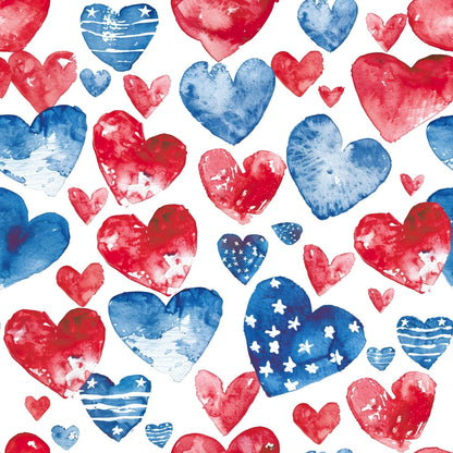 Stars and Stripes Pattern 13 Minky Fabric