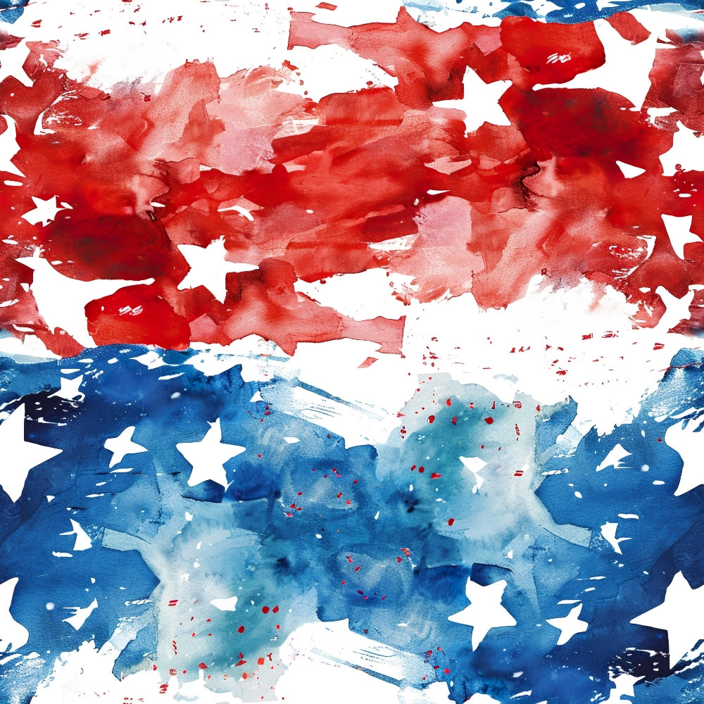 Stars and Stripes Pattern 16 Minky Fabric
