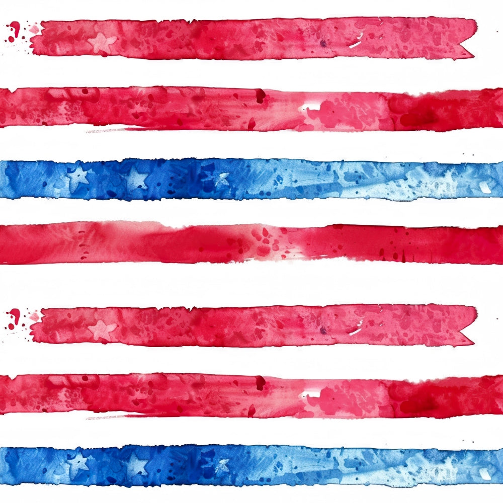 Stars and Stripes Pattern 18 Minky Fabric