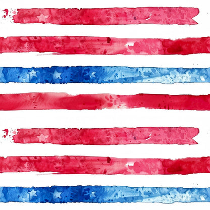 Stars and Stripes Pattern 18 Minky Fabric