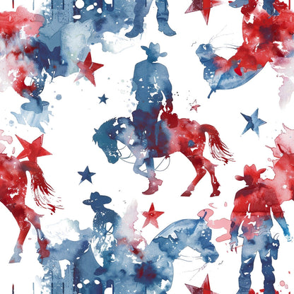 Stars and Stripes Pattern 4 Minky Fabric