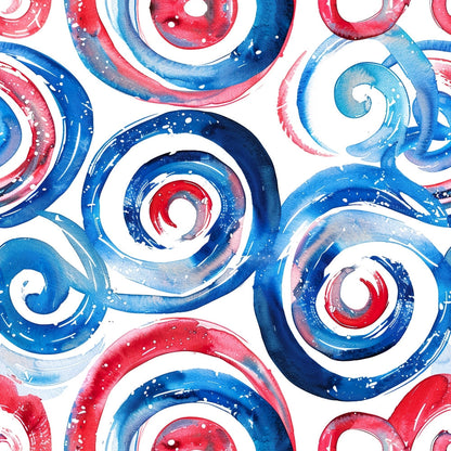 Stars and Stripes Pattern 8 Minky Fabric