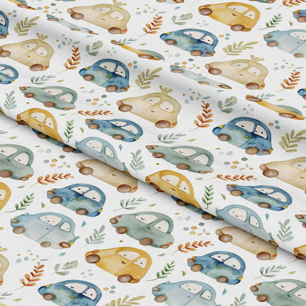 Watercolor Baby Pattern 11 Quilting Cotton Fabric