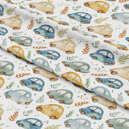 Watercolor Baby Pattern 11 Quilting Cotton Fabric