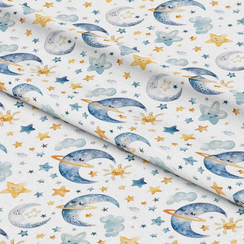 Watercolor Baby Pattern 13 Quilting Cotton Fabric
