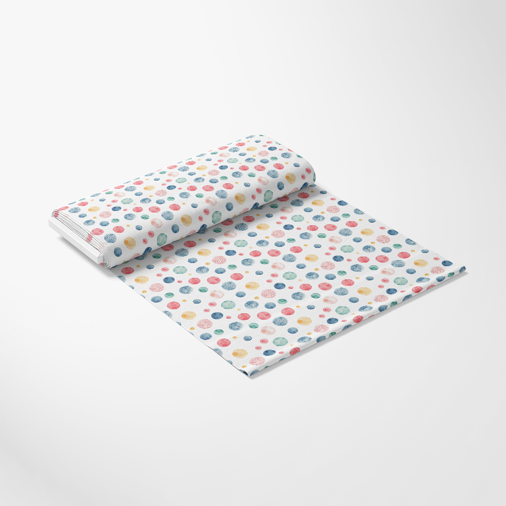 Watercolor Baby Pattern 17 Quilting Cotton Fabric
