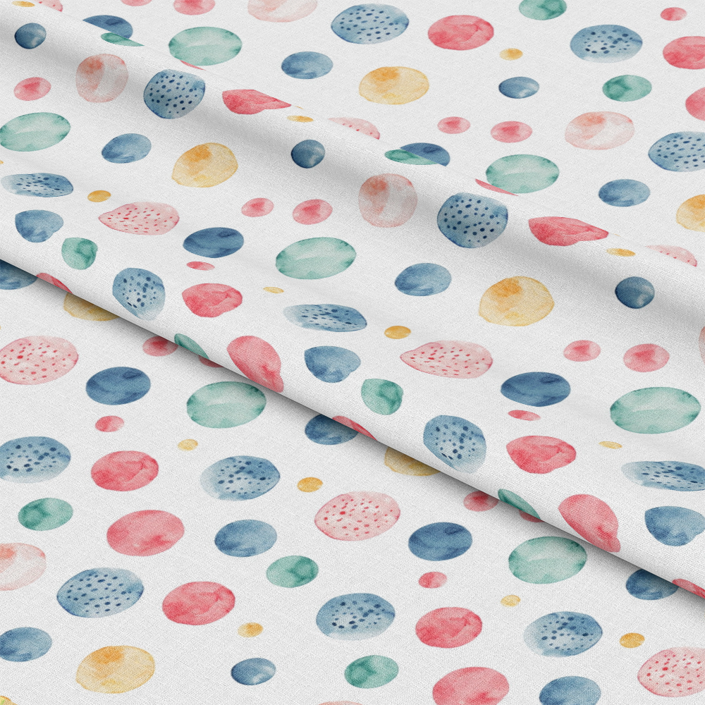 Watercolor Baby Pattern 17 Quilting Cotton Fabric