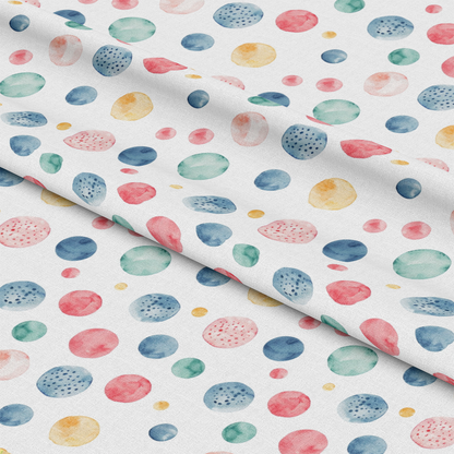 Watercolor Baby Pattern 17 Quilting Cotton Fabric