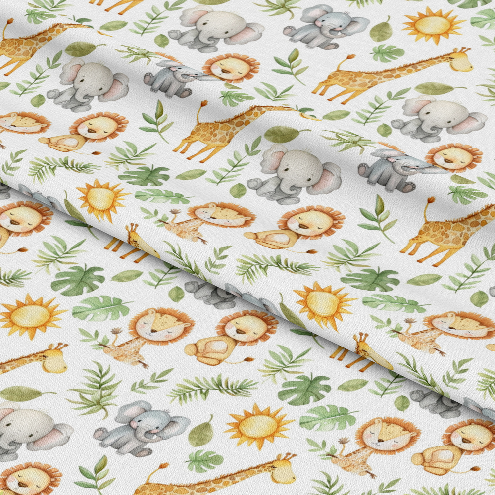 Watercolor Baby Pattern 19 Quilting Cotton Fabric