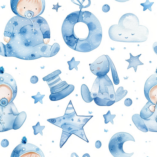 Lullaby Skies Pattern 20 Minky Fabric