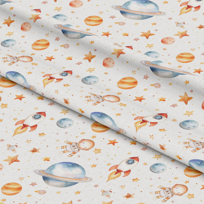 Watercolor Baby Pattern 3 Quilting Cotton Fabric