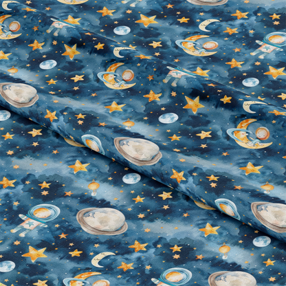 Watercolor Baby Pattern 4 Quilting Cotton Fabric