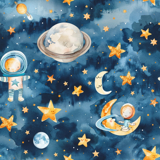 Lullaby Skies Pattern 4 Minky Fabric