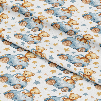 Watercolor Baby Pattern 5 Quilting Cotton Fabric