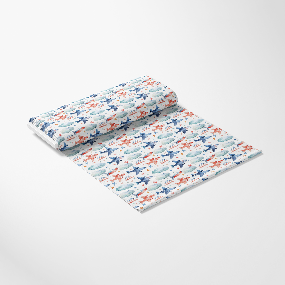 Watercolor Baby Pattern 9 Quilting Cotton Fabric