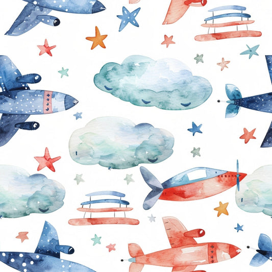 Lullaby Skies Pattern 9 Minky Fabric