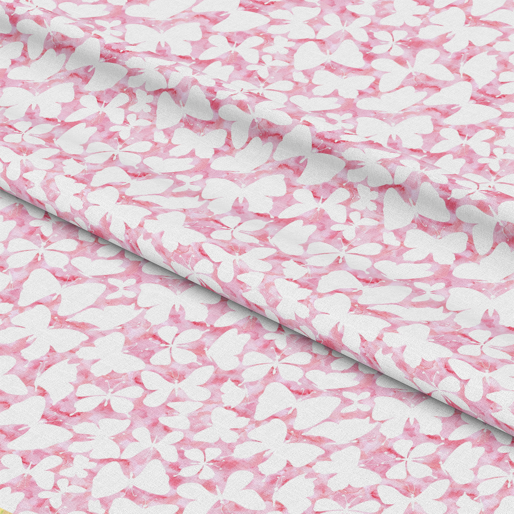 Watercolor Butterflies Pattern 12 Quilting Cotton Fabric