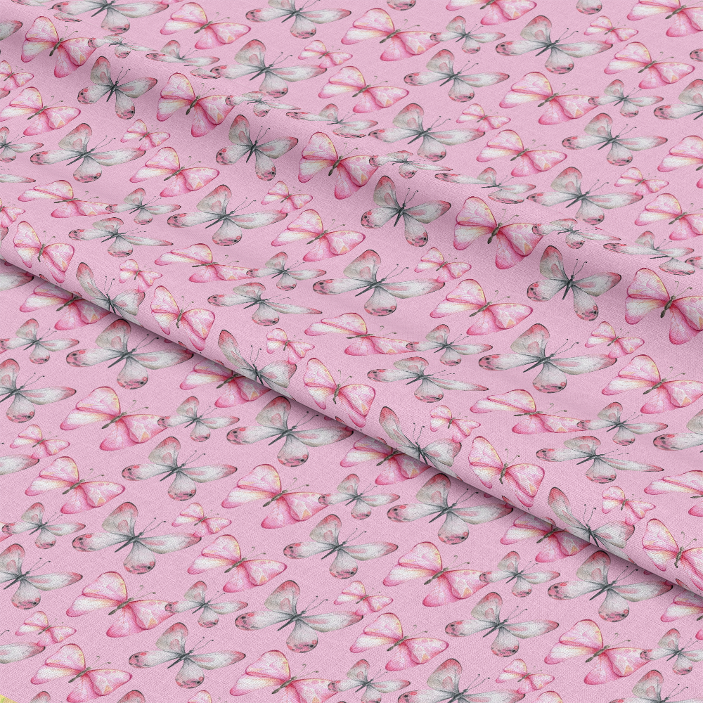 Watercolor Butterflies Pattern 3 Quilting Cotton Fabric