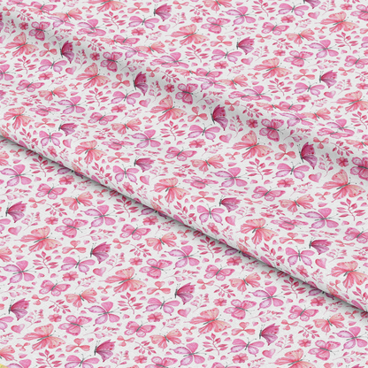Watercolor Butterflies Pattern 7 Quilting Cotton Fabric