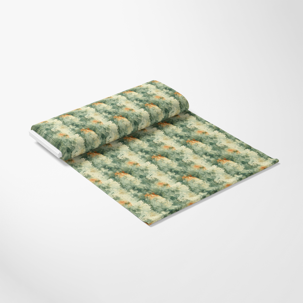 Watercolor Camouflage Grunge Pattern 12 Quilting Cotton Fabric